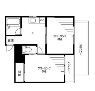 東京都足立区千住４丁目 賃貸マンション 2K